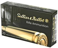 Sellier & Bellot Rifle Ammunition SB7B, 7mm Remington Magnum,  Soft Point (SP), 139 GR 20 Rd/bx