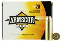 Armscor Pistol Ammunition FAC44M2N, 44 Remington Mag, JHP, 240 GR, 950 fps, 20 Rd/Bx