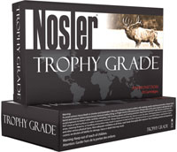 Nosler Trophy Grade Rifle Ammunition 60134, 33 Nosler, Partition, 250 Gr, 2750 fps, 20 Rds