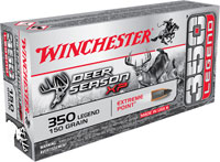 Winchester Deer Season Rifle Ammunition X350DS, 350 Legend, Extreme Point, 150 GR, 2325 fps, 20 Rd/bx