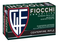 Fiocchi Extrema Rifle Ammunition 260HSA, 260 Rem, SST, 129 gr, 2800 fps, 20 Rd/Bx