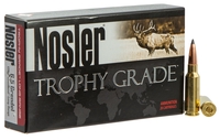 Nosler Trophy Grade Long Range Rifle Ammunition 60146, 6.5 Grendel, AccuBond, 129 gr, 2350 fps, 20 Rd/Bx