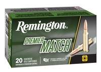 Remington Premier Match Rifle Ammunition 27673, 6.5 PRC, Open Tip Match Boat Tail, 145 gr, 20 Rd/Bx