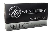 Weatherby Select Rifle Ammunition H653140IL, 6.5-300 Weatherby Mag, Hornady Interlock, 140 gr, 3275 fps, 20 Rd/Bx