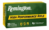 Remington High Performance Rifle Ammunition 27649, 6.5 Grendel, Hollow Point Boat Tail, 120 gr, 2590 fps, 20 Rd/Bx