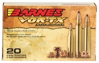 Barnes Bullets VOR-TX Rifle Ammunition 30729, 35 Whelen, Tipped TSX Flat Base, 200 gr, 2700 fps, 20 Rd/Bx