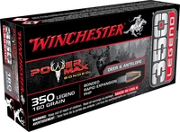 Winchester Power Max Bonded Rifle Ammunition X3501BP, 350 Legend, Protected Hollow Point, 160 gr, 1759 ft lbs, 20 Rd/Bx