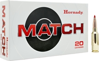 Hornady ELD-M Match Rifle Ammunition 81608, 6mm ARC, ELD-M, 108 gr, 2750 FPS, 20 Rd/Bx