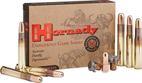 Hornady Dangerous Game Rifle Ammunition 82689, 500 NE, DGX Bonded, 570 gr, 2150 fps, 20 Rd/Bx