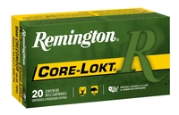 Remington Core-Lokt Rifle Ammunition 29049, 6mm Creedmoor, Pointed Soft Point, 100 gr, 3000 fps, 20 Rd/Bx