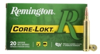 Remington Core-Lokt Rifle Ammunition 27759, 7mm RUM, Pointed Soft Point, 150 gr, 3230 fps, 20 Rd/Bx