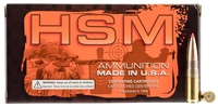 HSM Match Rifle Ammunition 300BLK1N, 300 Blackout, A-Max, 208 gr, 1015 fps, 20 Rd/Bx