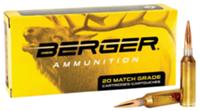 Berger Rifle Ammunition 55010, 300 PRC, Berger Hybrid, 205 gr, 20 Rd/Bx