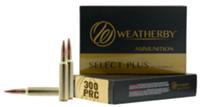 Weatherby Select Plus Rifle Ammunition M300P195HCB, 300 PRC, Hammer Custom, 195 gr, 2950 fps, 20 Rd/Bx