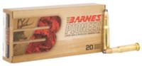 Barnes Pioneer Rifle Ammunition 32136, 30-30 Win, Flat Nose 190 gr, 2040 fps, 20 Rd/Bx