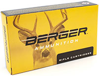 Berger Bullets Hunting Rifle Ammunition 31031, 6.5 Creedmoor, Hybrid, 135 gr, 2851 fps, 20 Rd/Bx