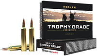 Nosler Trophy Grade Rifle Ammunition 60014, 26 Nosler, AccuBond Tip, 140 GR, 3300 fps, 20 Rd/bx