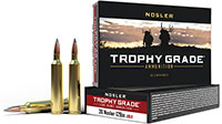 Nosler Trophy Grade Rifle Ammunition 60110, 26 Nosler, AccuBond Tip, 129 GR, 3400 fps, 20 Rd/bx