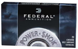 Federal Premium Power Shok Rifle Ammunition 303B, 303 British, Soft Point (SP), 150 GR, 2690 fps, 20 Rd/bx