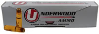 Underwood Rifle Ammunition UA412, 458 Socom, Jacketed Soft Point (JSP), 405 GR, 1700 FPS, 20 Rd/Bx