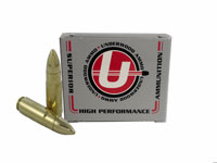 Underwood Rifle Ammunition UA414, 458 Socom, Match Solid, 300 GR, 1840 fps, 20 Rds/bx